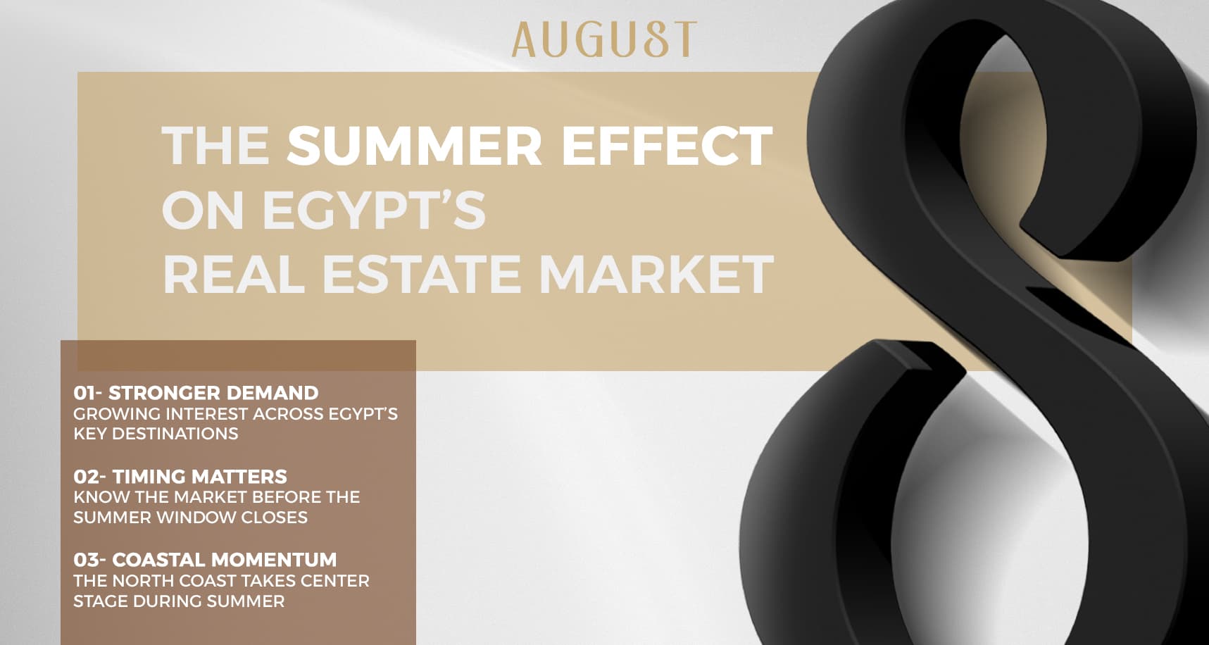 Why Summer Is Egypt’s Real Estate Season — And What Buyers Abroad Should Know Before It Ends
